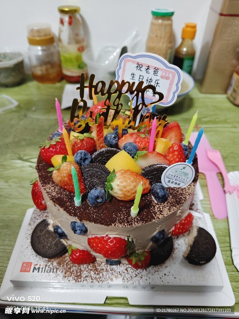 巧克力生日蛋糕