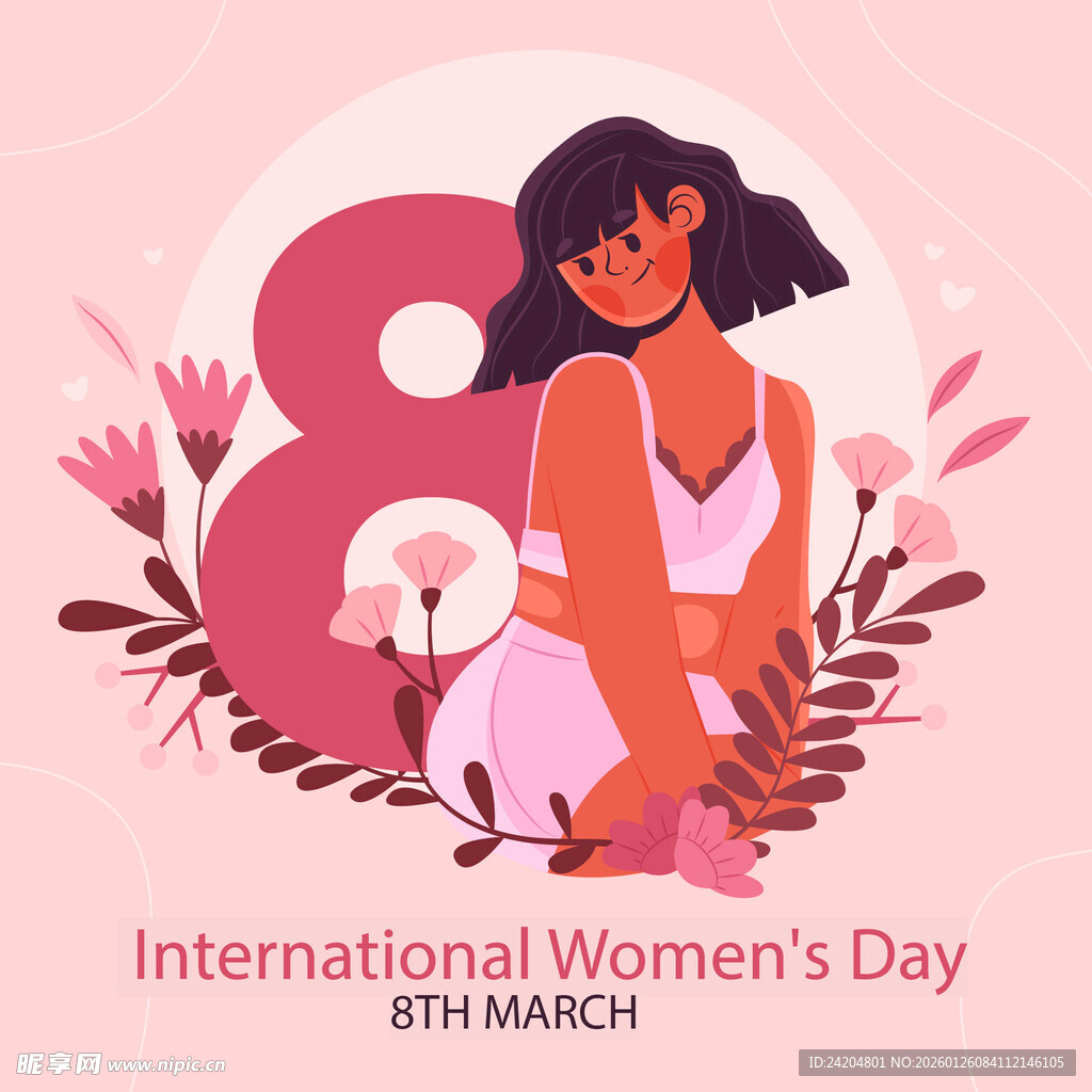 国际妇女节插画