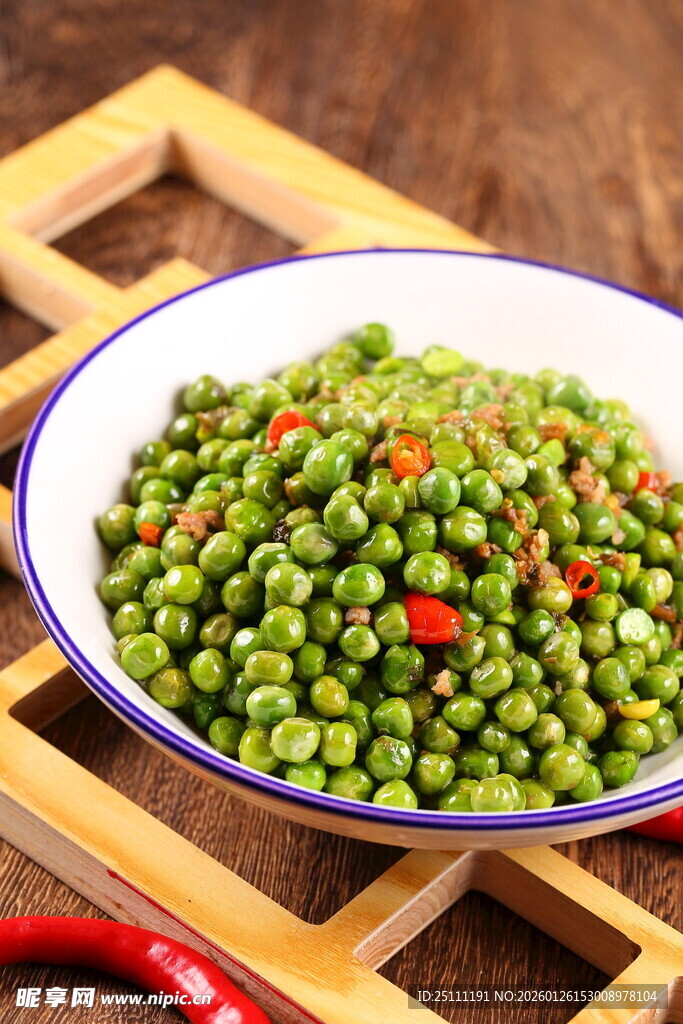 鲜嫩川豆炒肉泥