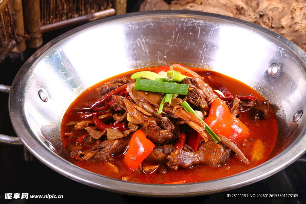 香辣干锅茶油鸭