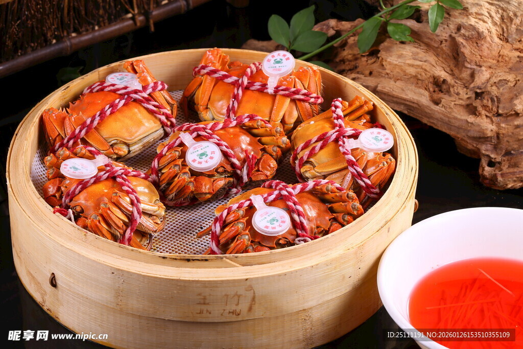 美味清蒸大闸蟹