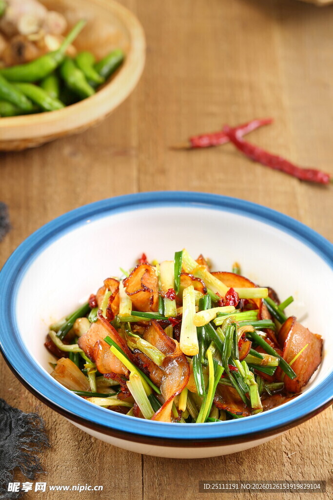 美味藠头炒腊肉