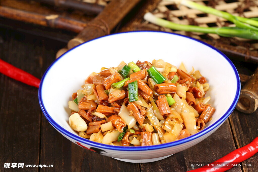 美味白辣椒鹅肠