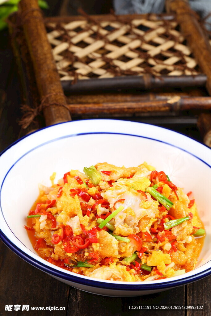 美味鲜椒土鸭蛋