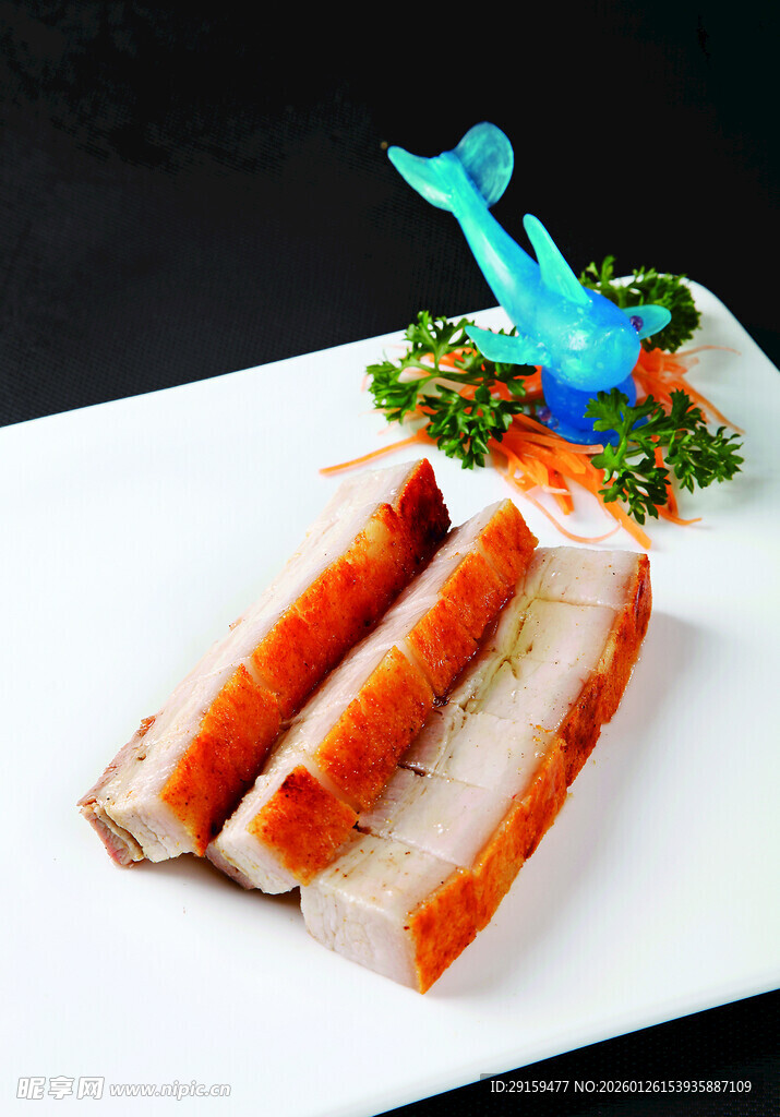 美味帝王蟹腿摆盘展示