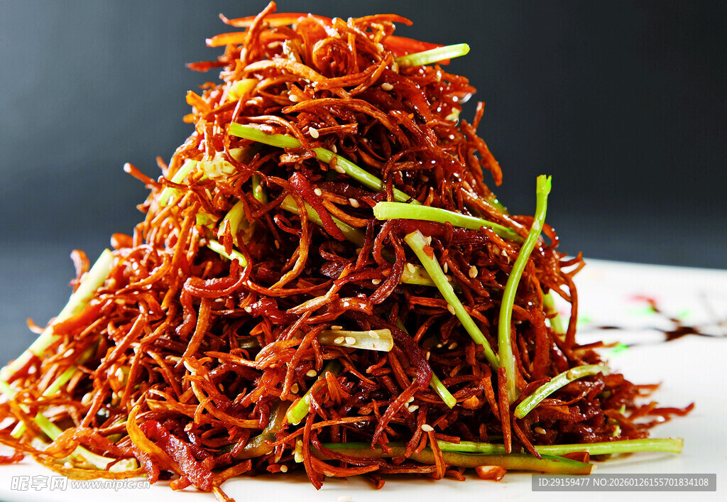 香辣灯影牛肉丝