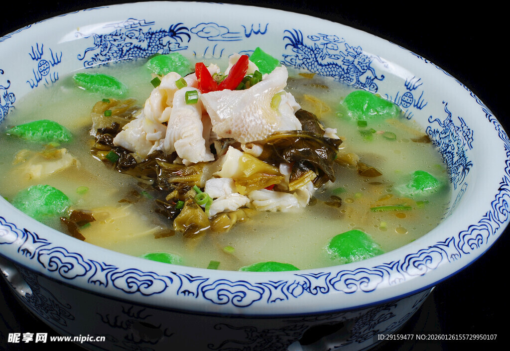 美味酸菜鱼片汤