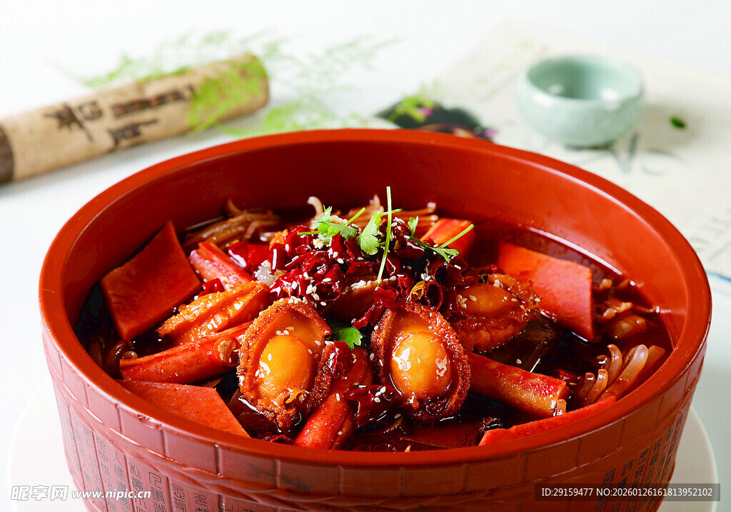 香辣诱人的红烧蛤蜊