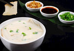 香浓奶白色汤配多样佐料