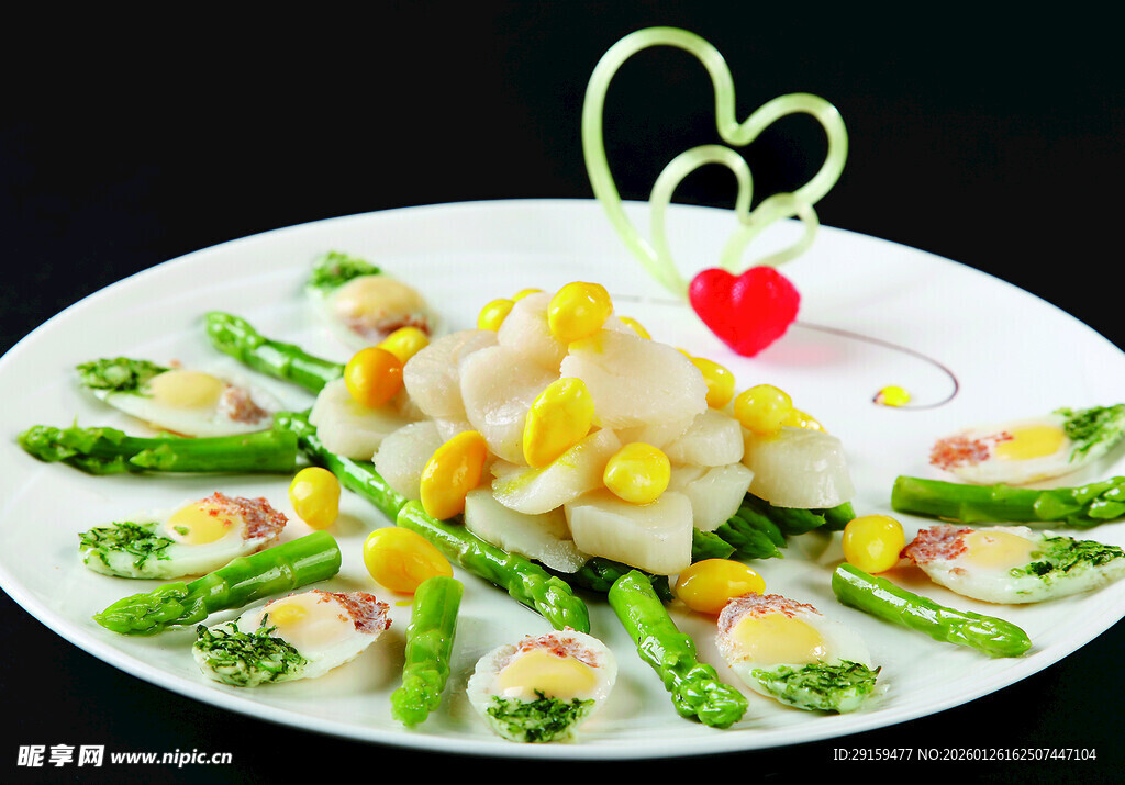 芦笋玉米炒鲜鱿