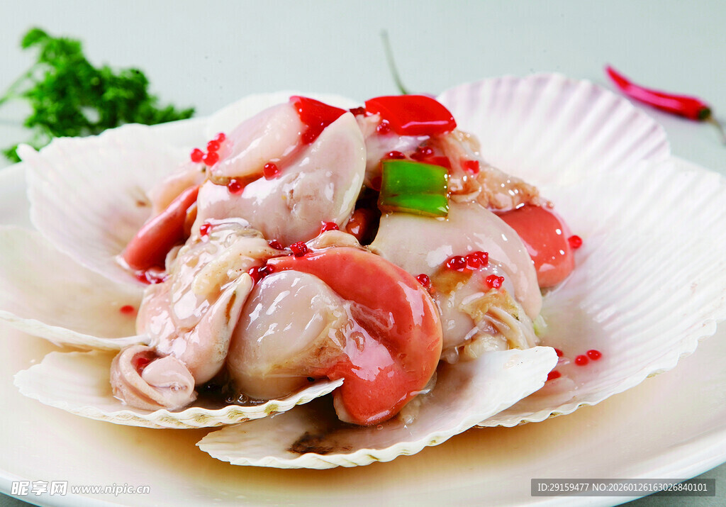 蒜蓉粉丝蒸扇贝