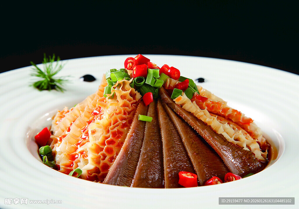 香酥牛肉卷摆盘精致