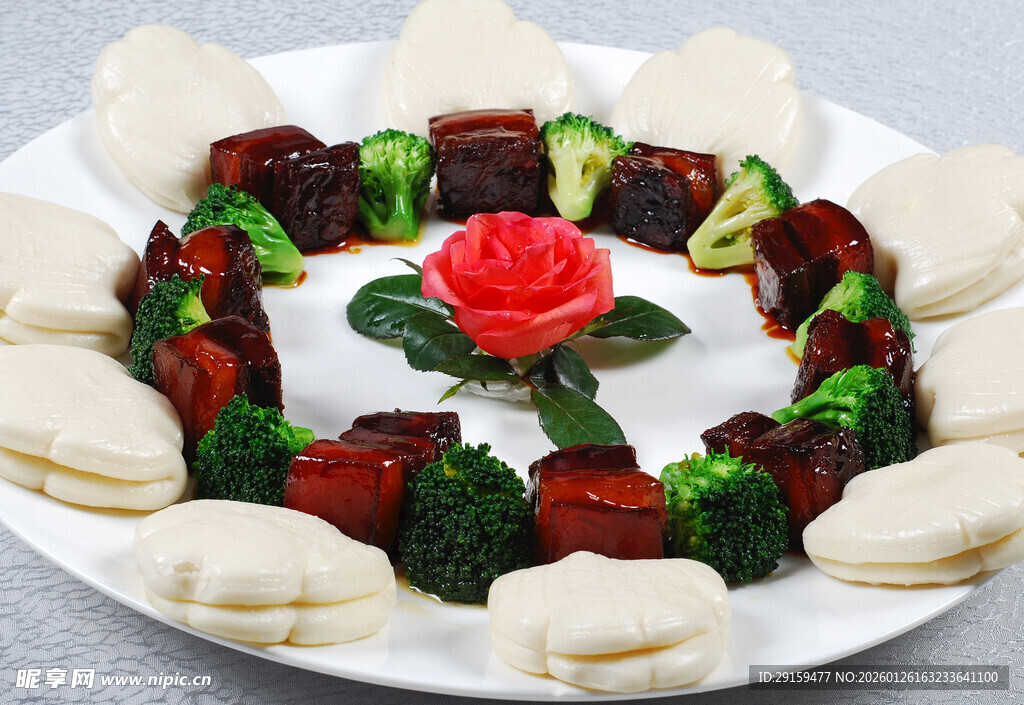 花样面点摆盘造型精美