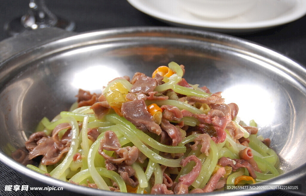 香辣肉丝炒瓜丝