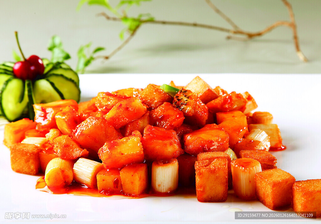 美味番茄虾仁拼盘