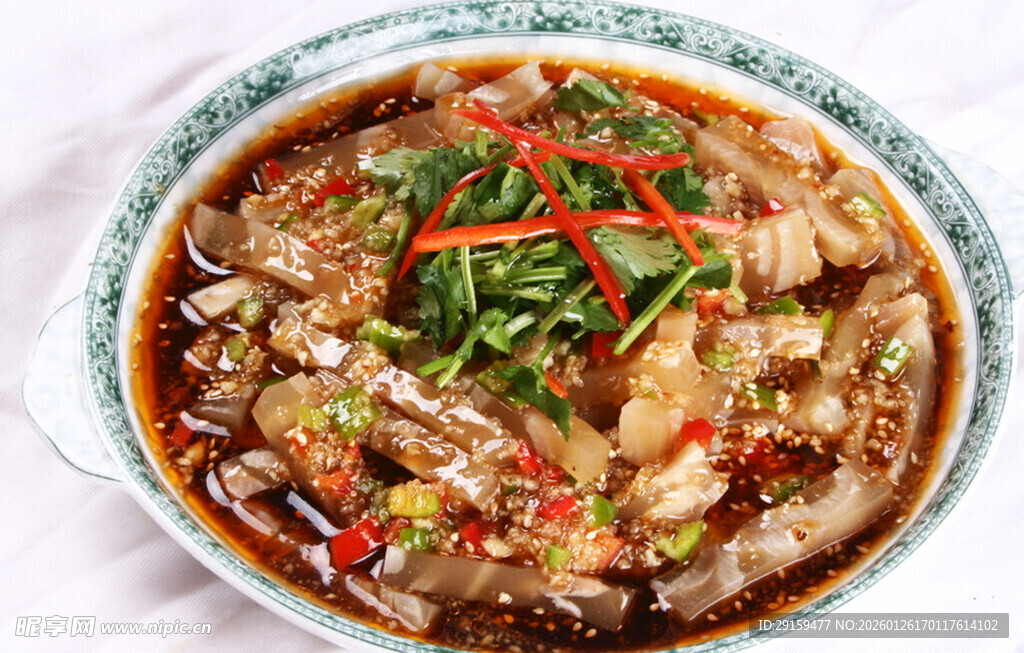 香辣可口的水煮肉片