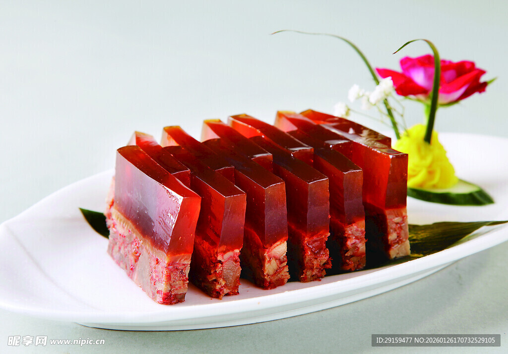 精致山楂糕摆盘