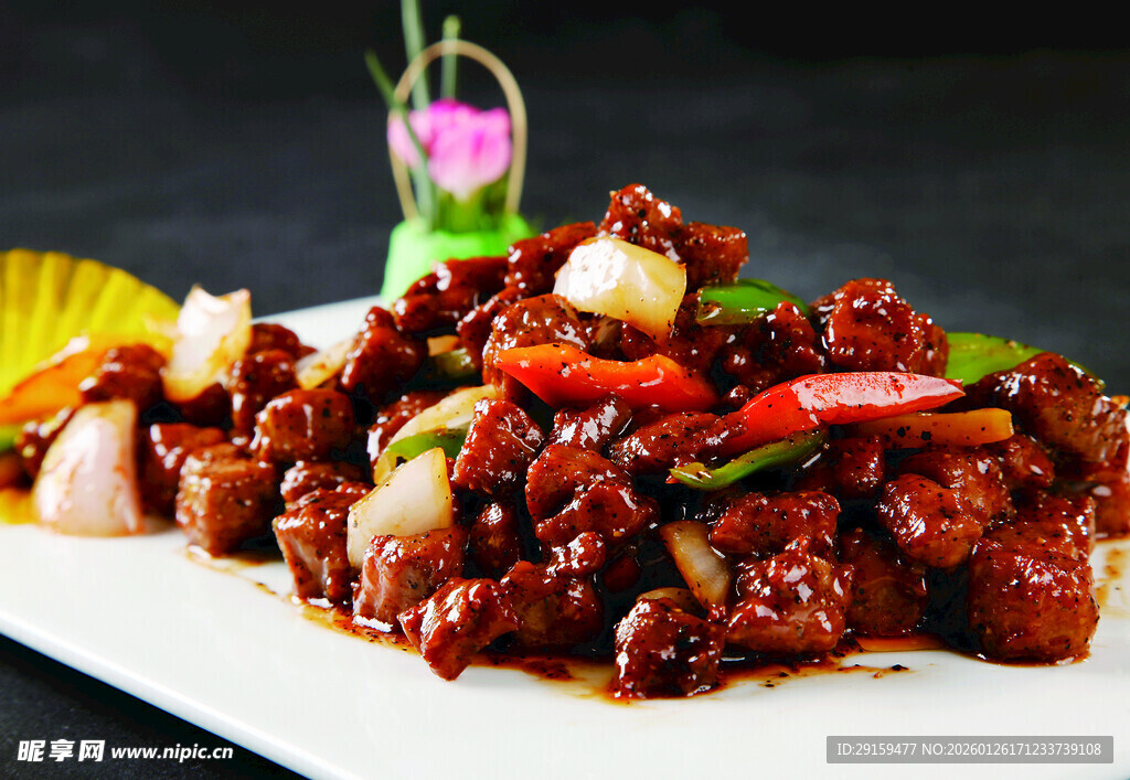 美味爆炒牛肉粒