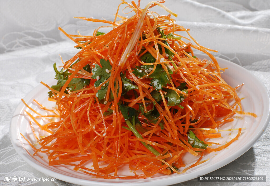 凉拌胡萝卜丝