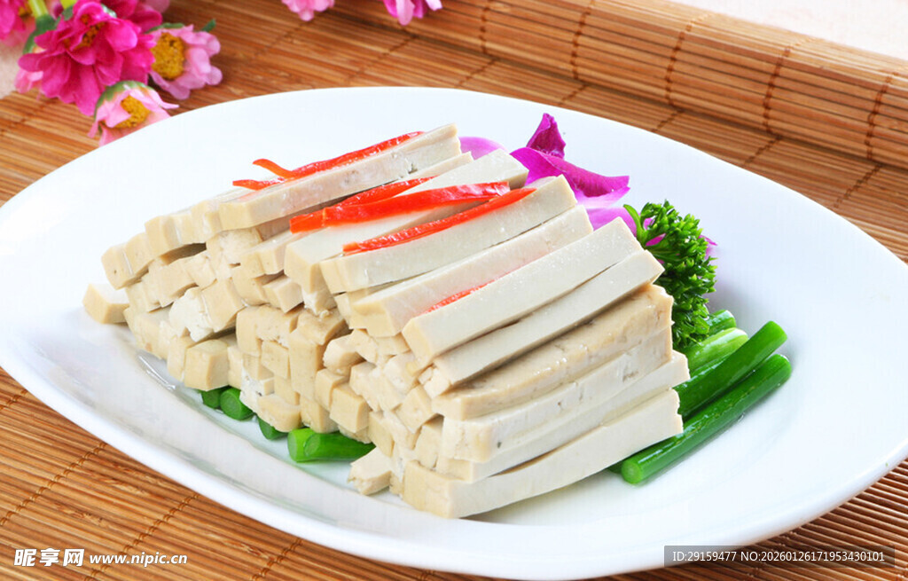 凉拌腐竹豆腐丝拼盘