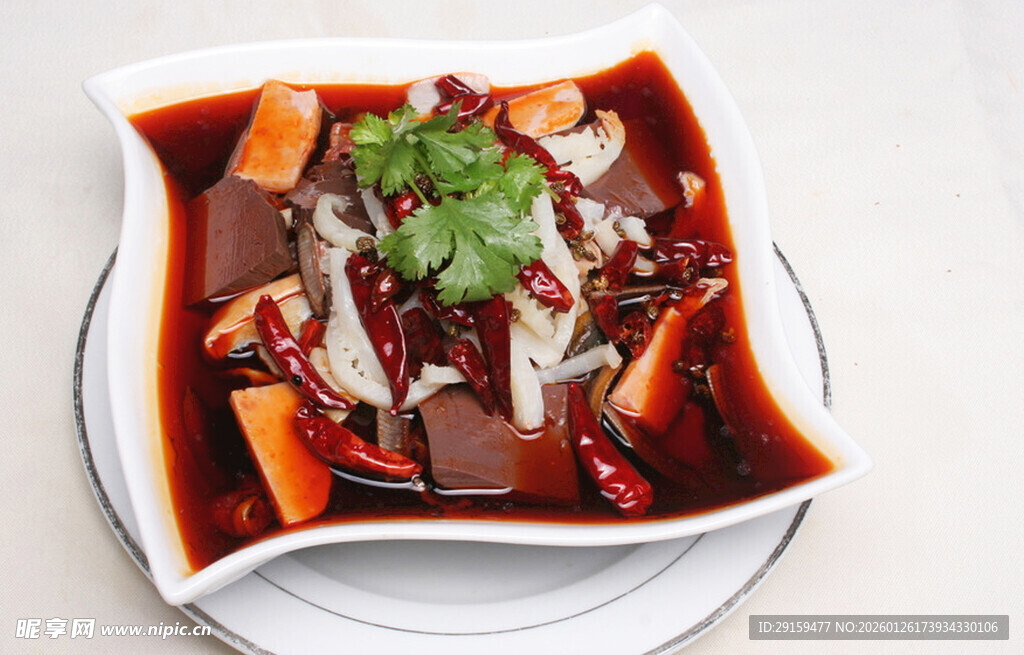 香辣美味毛血旺