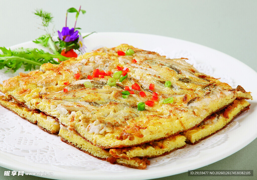 美味千层饼摆盘精致