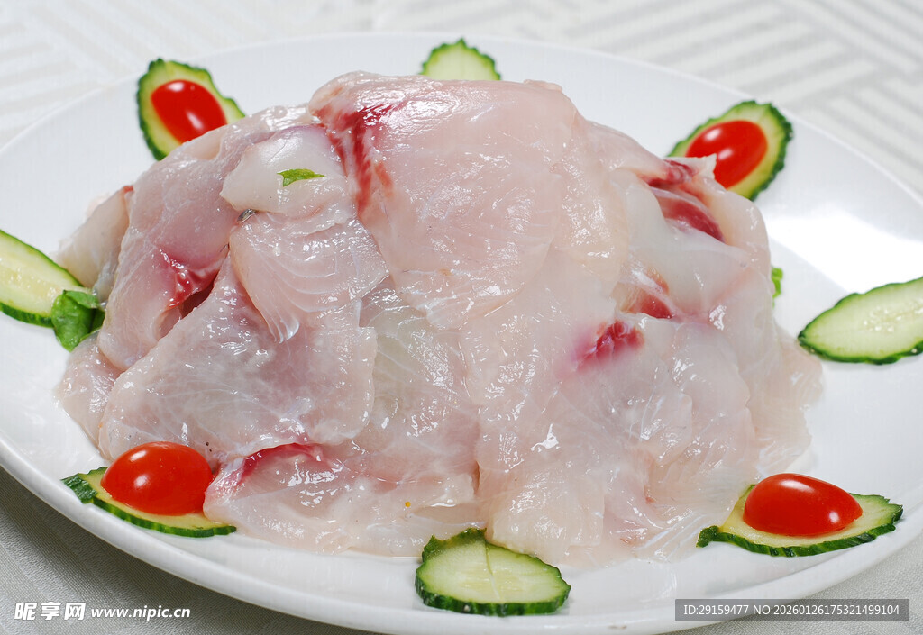 鲜切生鱼片摆盘