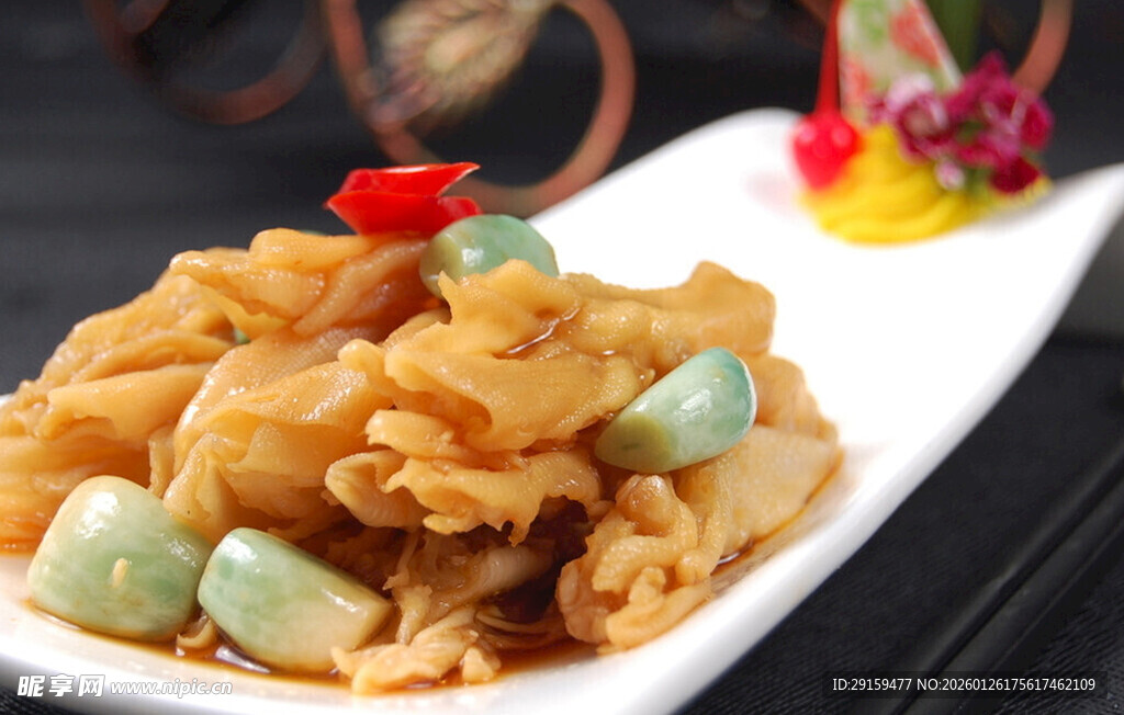 凉拌腐竹配青椒