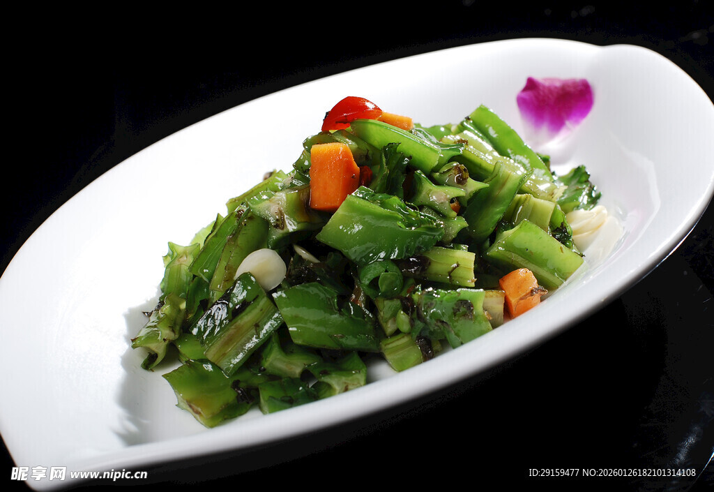 清炒青椒胡萝卜