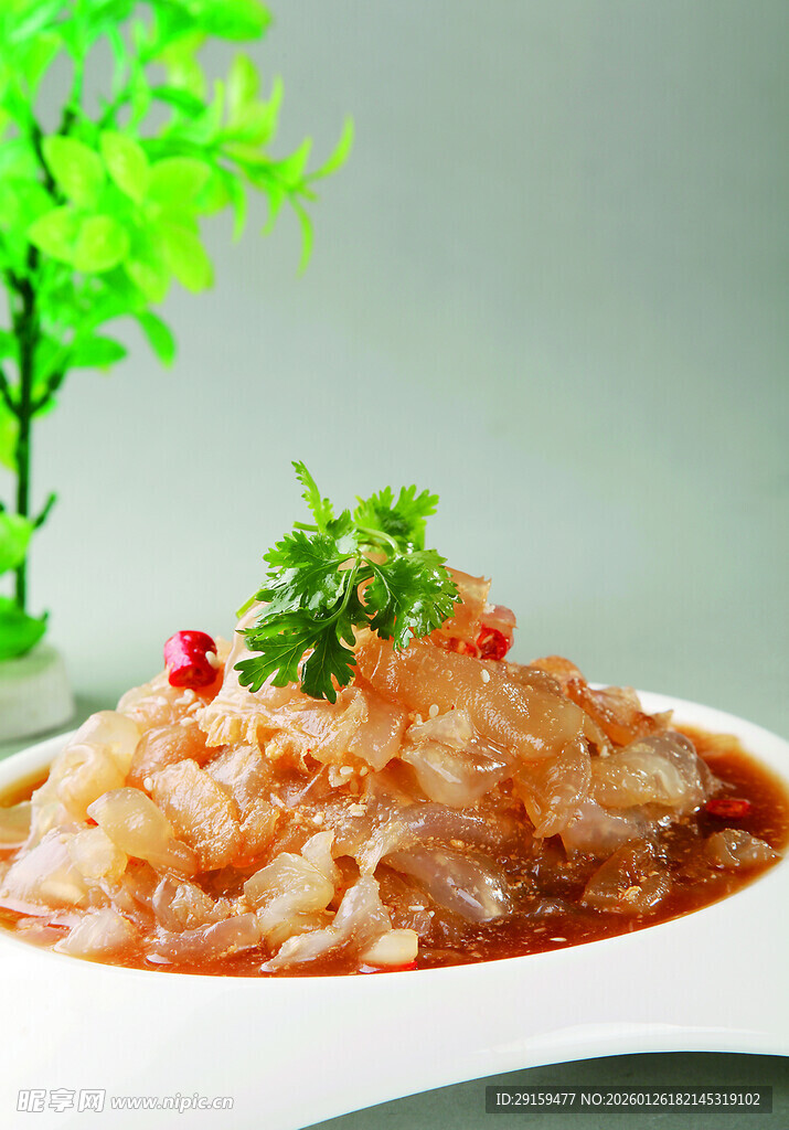 美味凉拌海蜇头