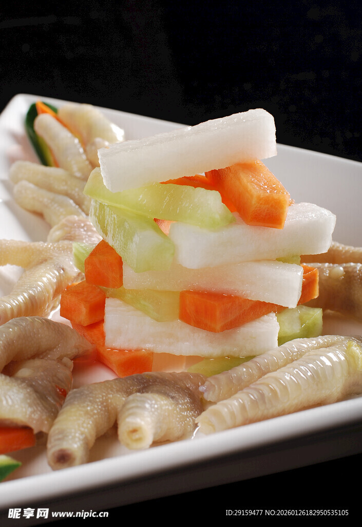 多彩蔬菜卷拼盘