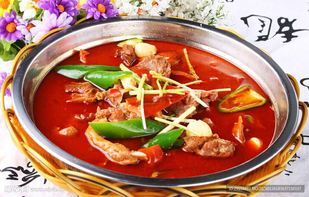 美味红油火锅菜品丰富