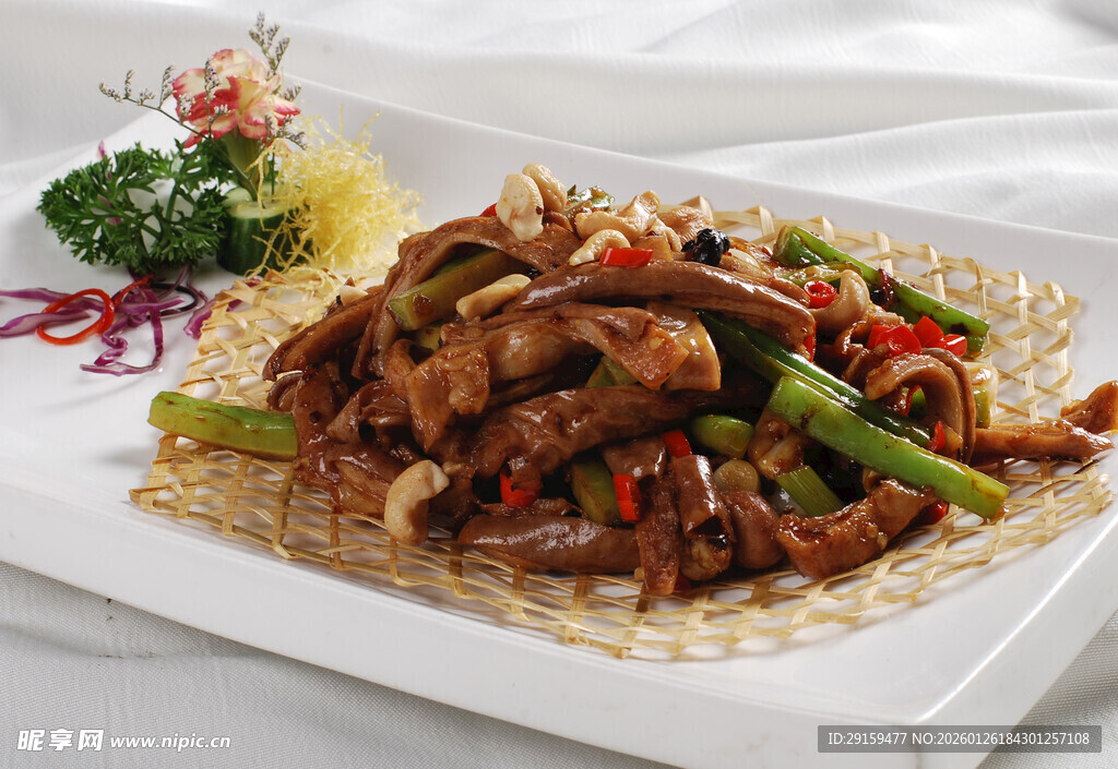 香炒肉丝搭配脆香锅巴