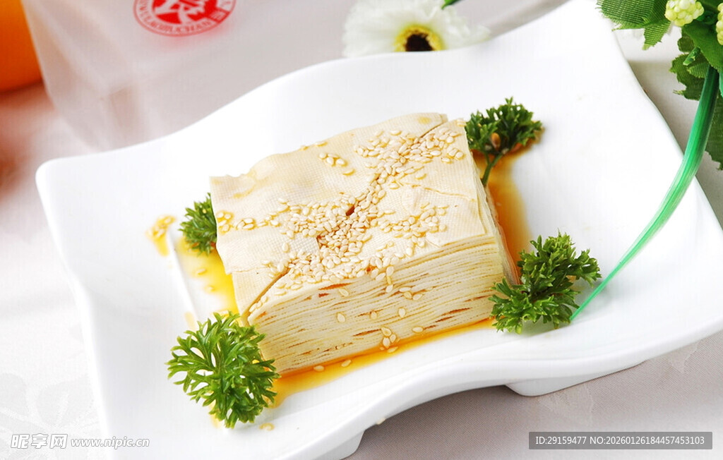 美味豆腐摆盘精致