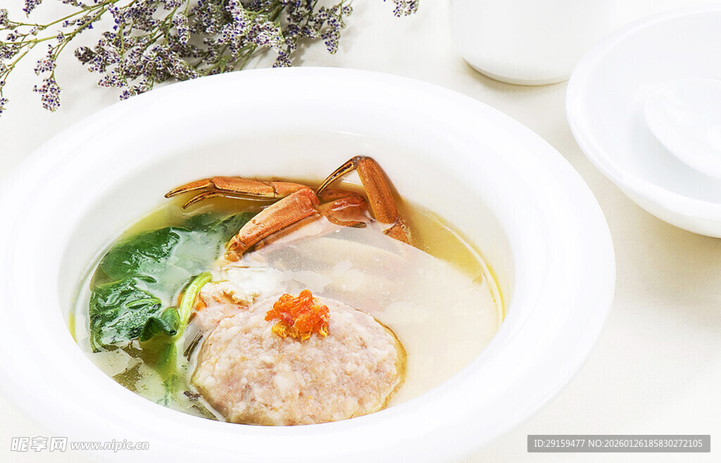 日式精致海鲜汤料理