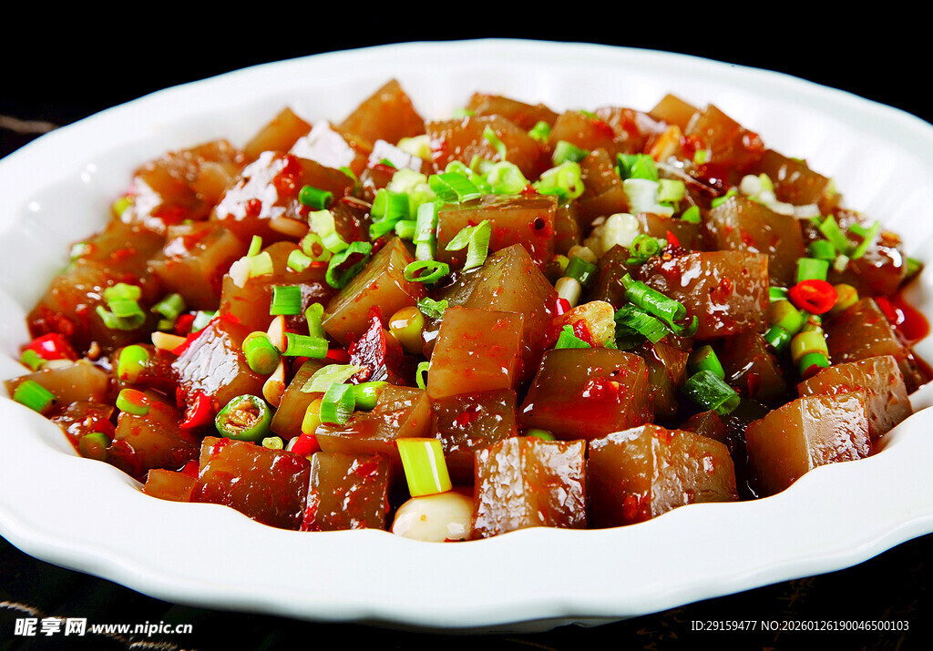 美味红烧猪皮冻