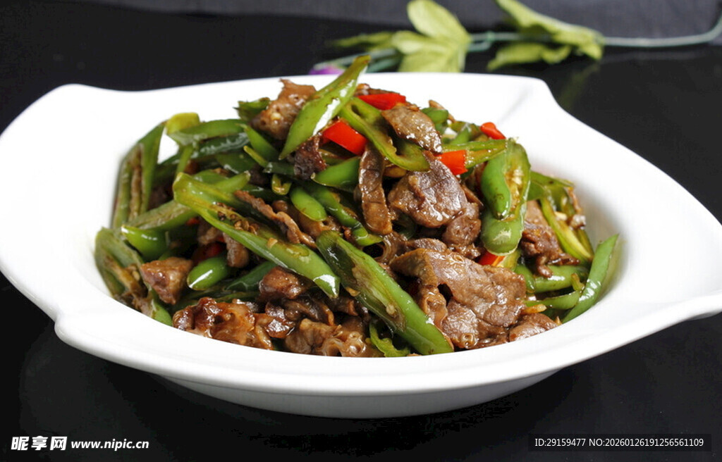 青椒炒肉丝