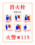 消火栓使用方法图示