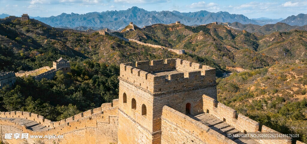 壮丽长城景色