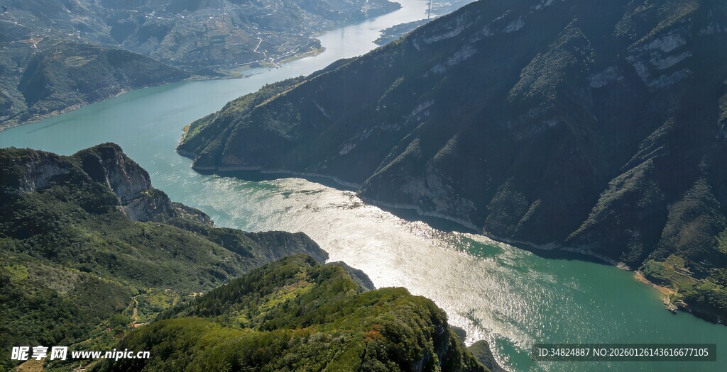 壮丽山河峡谷风光