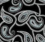 钻石佩斯利花纹图案