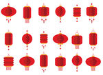 中式红灯笼图案