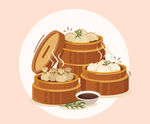 小笼包插图