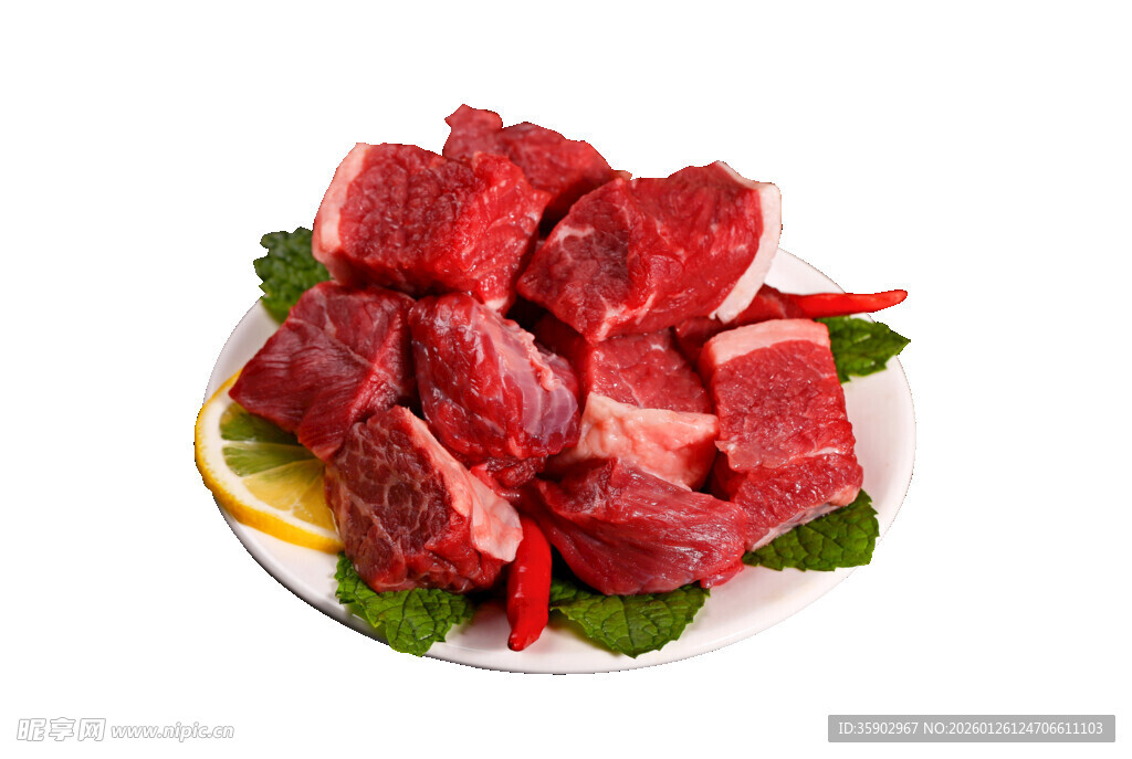 新鲜牛肉块