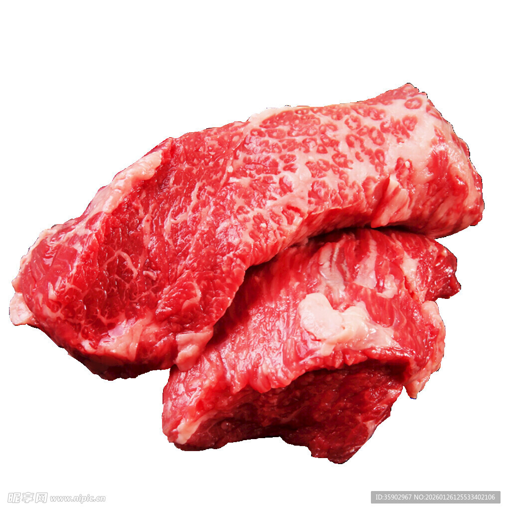 新鲜牛肉块