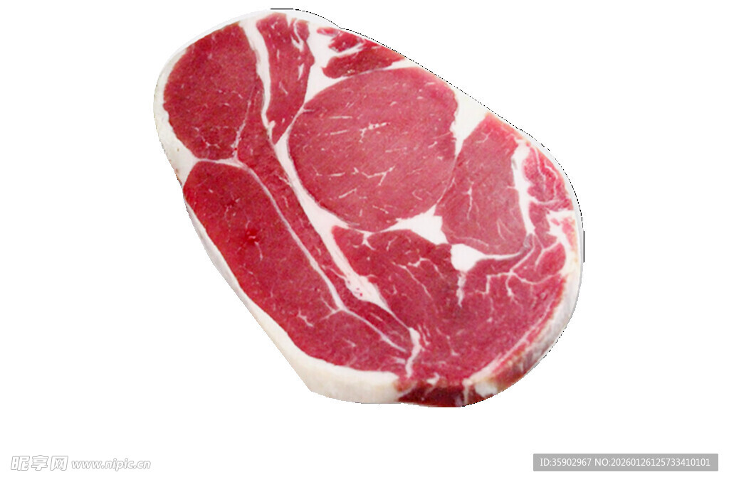 新鲜雪花牛肉牛排切块