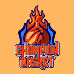 篮球冠军标志设计