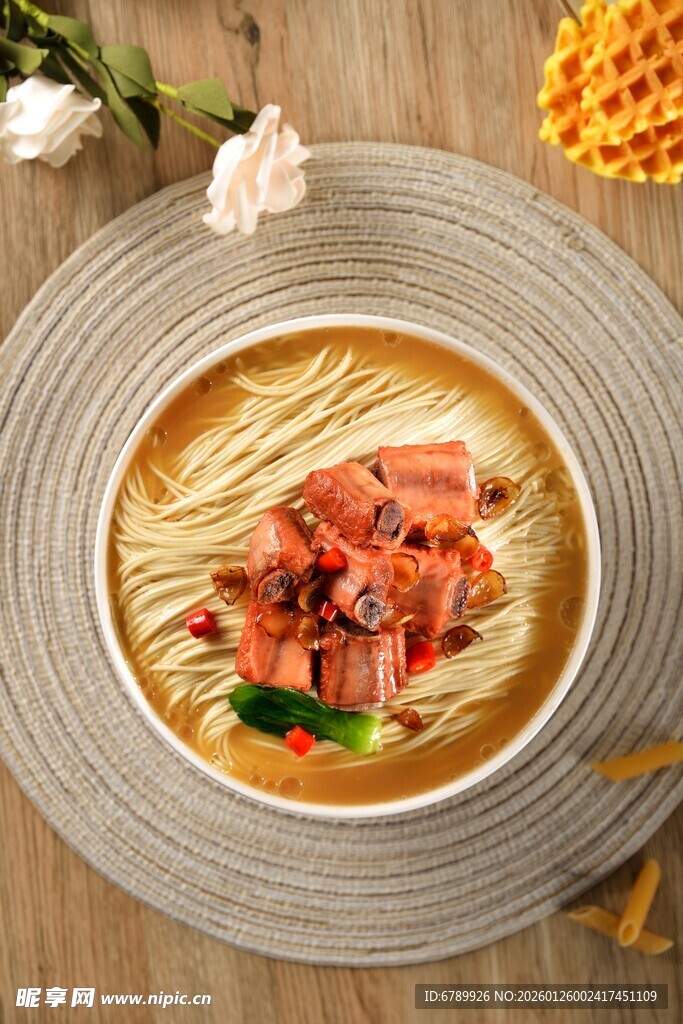 红烧排骨方便面 