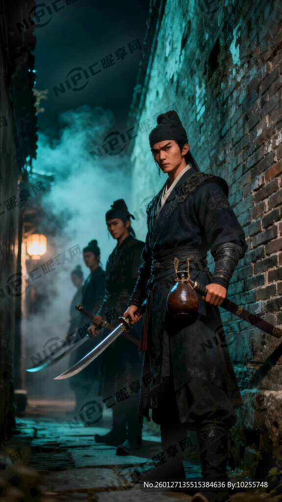 悬疑神秘的背景 依次排开