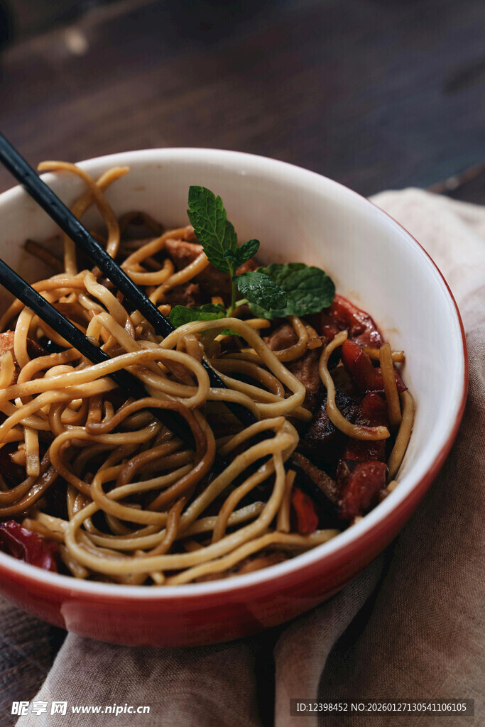 美味番茄肉酱意大利面